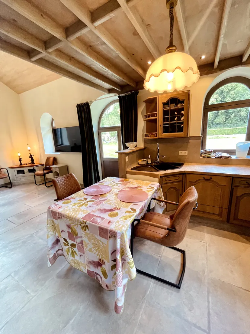 In the Ardennes – Renovated chapel for 2 people by a water body