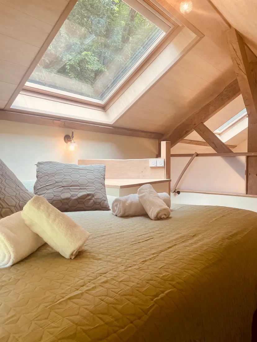 In the Ardennes – Renovated chapel for 2 people by a water body