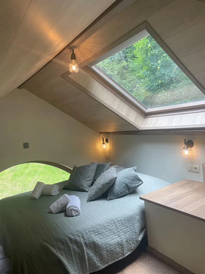 In the Ardennes – Renovated chapel for 2 people by a water body