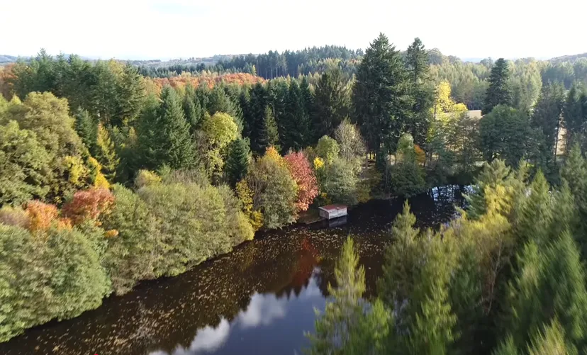 Rental pond with access to a water body of 19.77 ac and a 2.47 ac for 2 to 6 persons