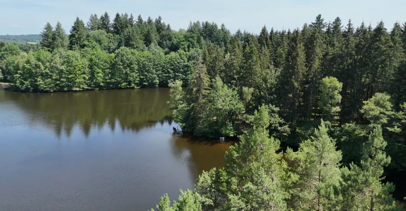 Rental pond with access to a water body of 19.77 ac and a 2.47 ac for 2 to 6 persons