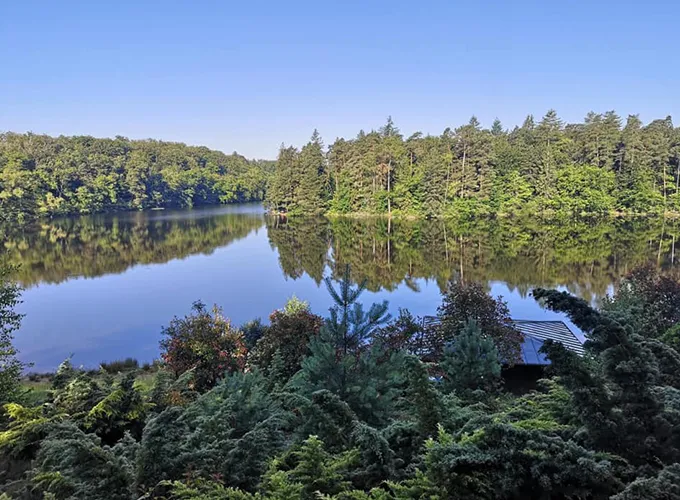 Grand étang de 12 ha en exclusivité – pêche sportive et séjour nature