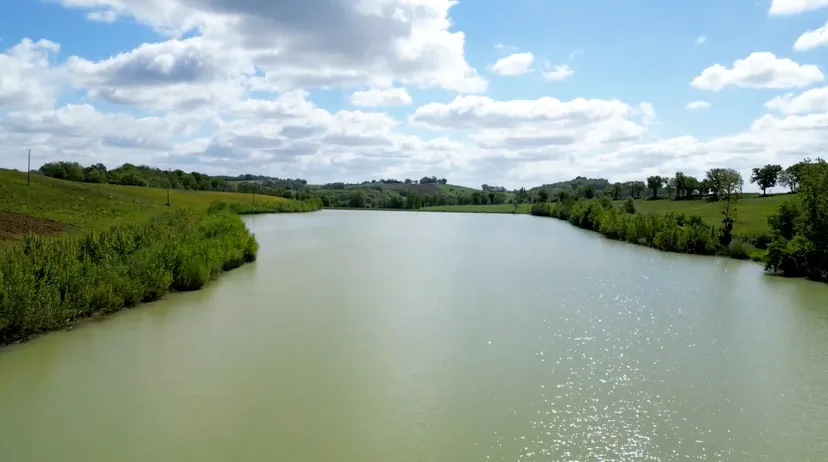 Room for 6 in a castle with private lake of 12.36 ac
