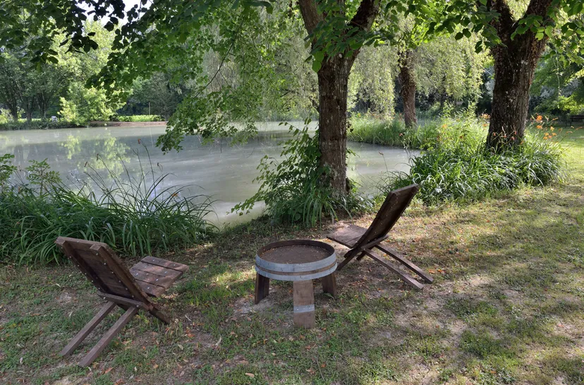 Gîte avec piscine et 2 étangs privés pour 4 personnes proche de Lascaux - TIL