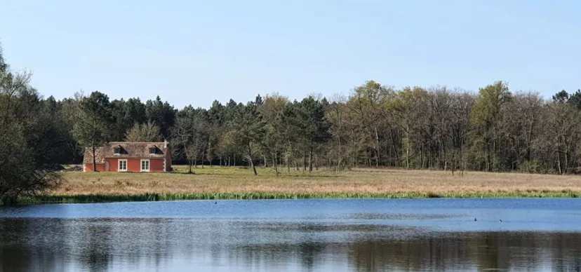 Séjour en Indre-et-Loire, 2-4 personnes, au bord d’un étang privé sauvage de 15ha