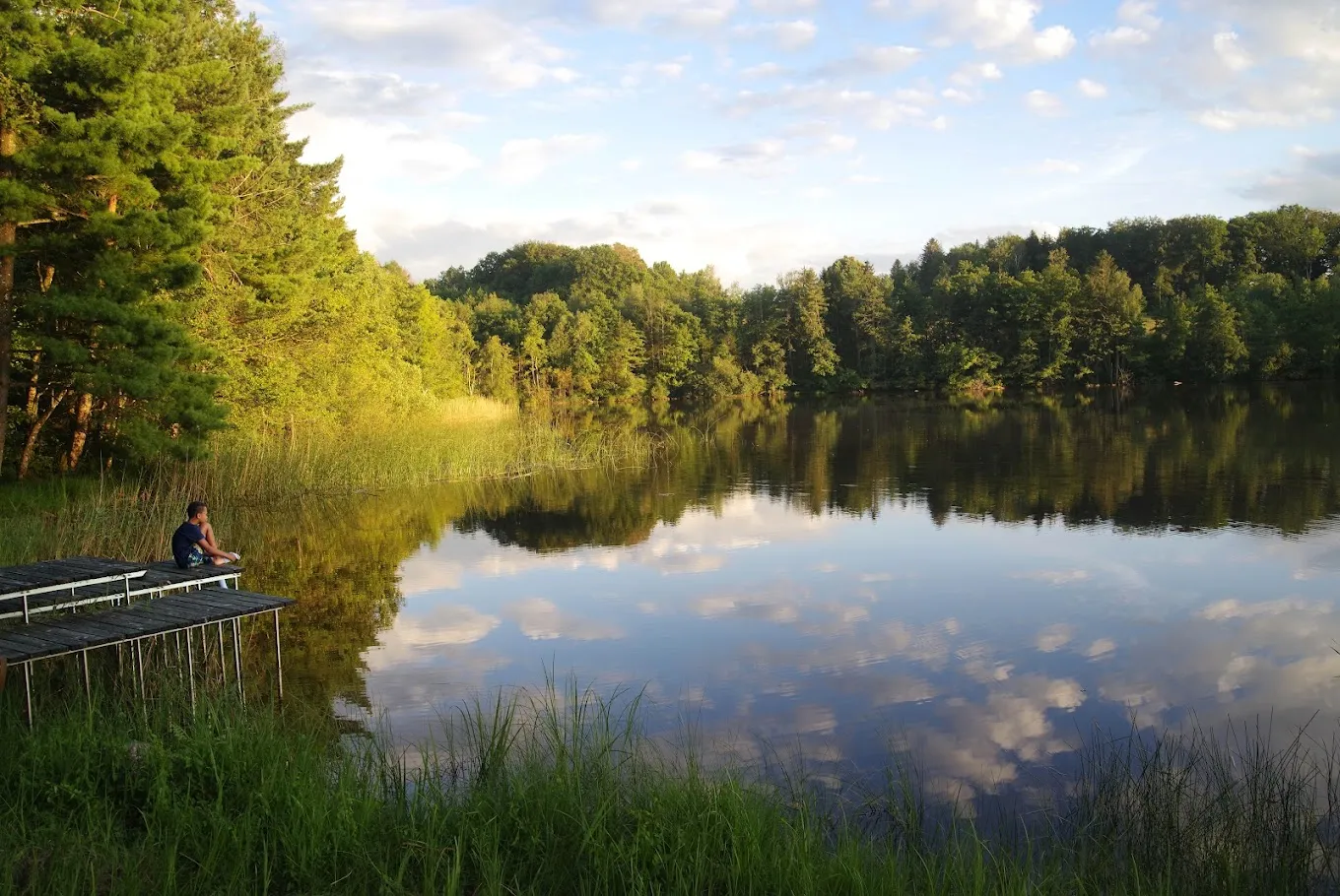 Gite tout confort avec lac privé de 7ha et sauna