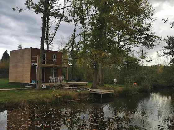 Wooden chalet by three ponds in Sologne - APMD
