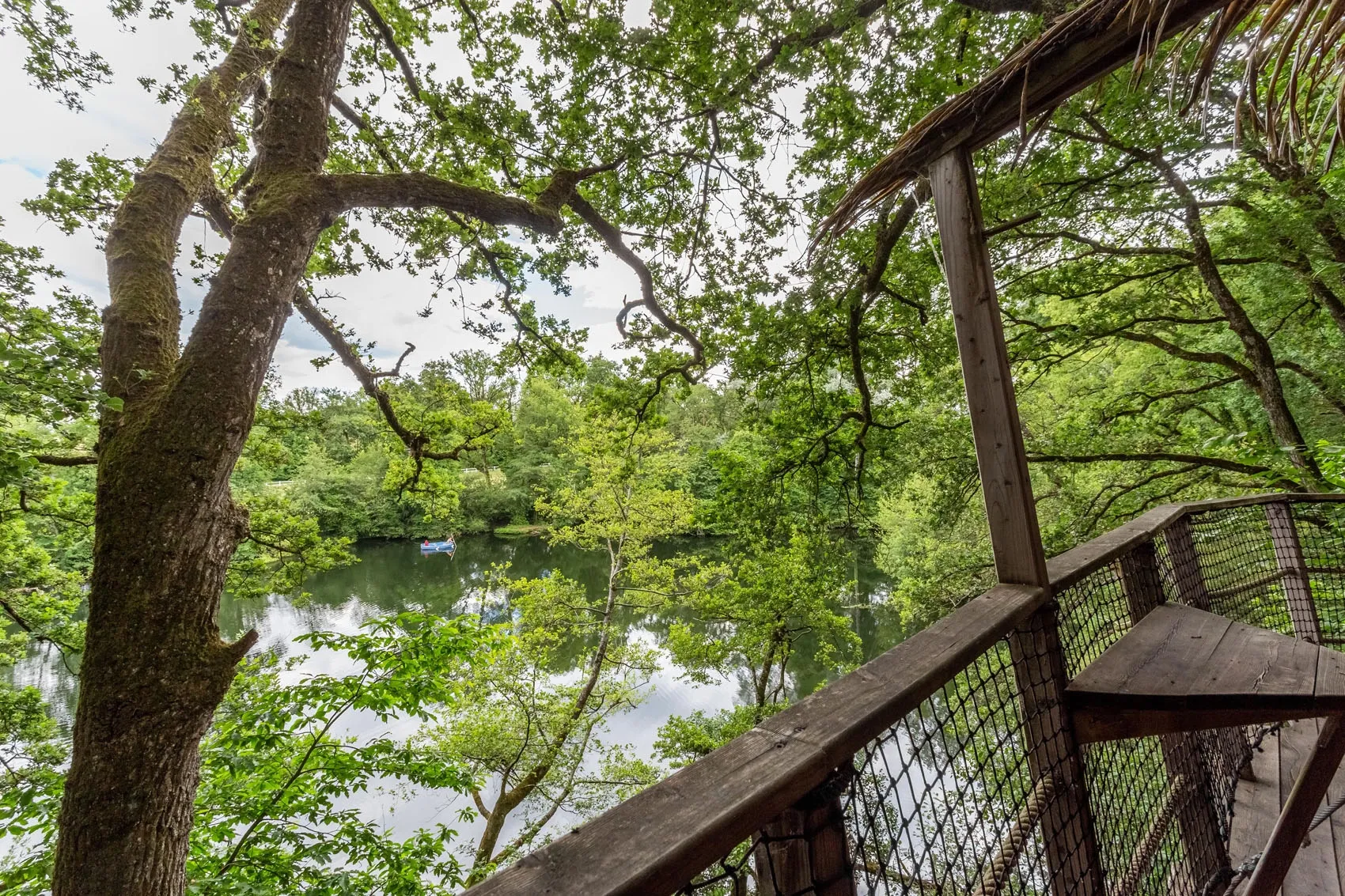 Séjour pêche et détente – Cabane perchée avec vue étang – 6 personnes