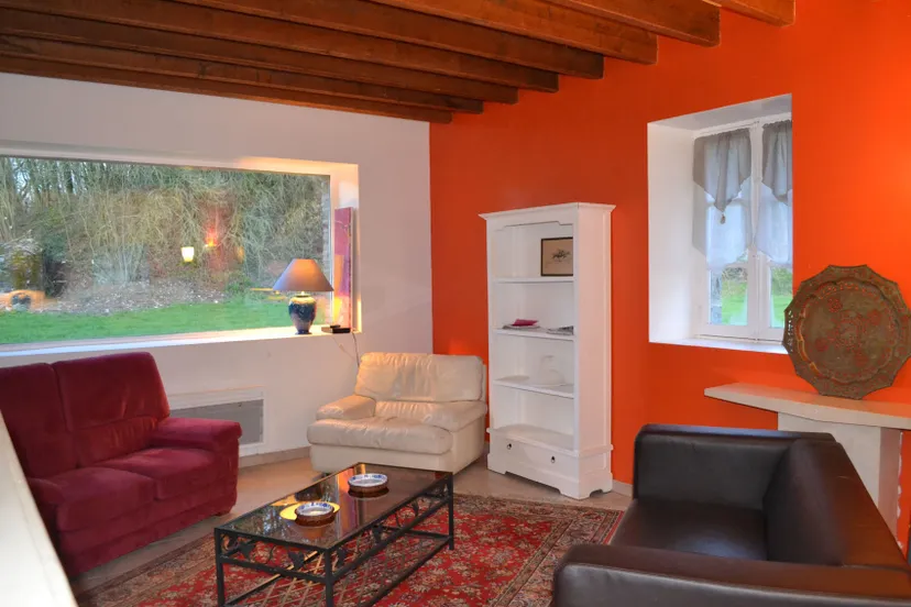Escapade en famille en Mayenne – Gîte avec vue sur étang et pêche – 6 personnes