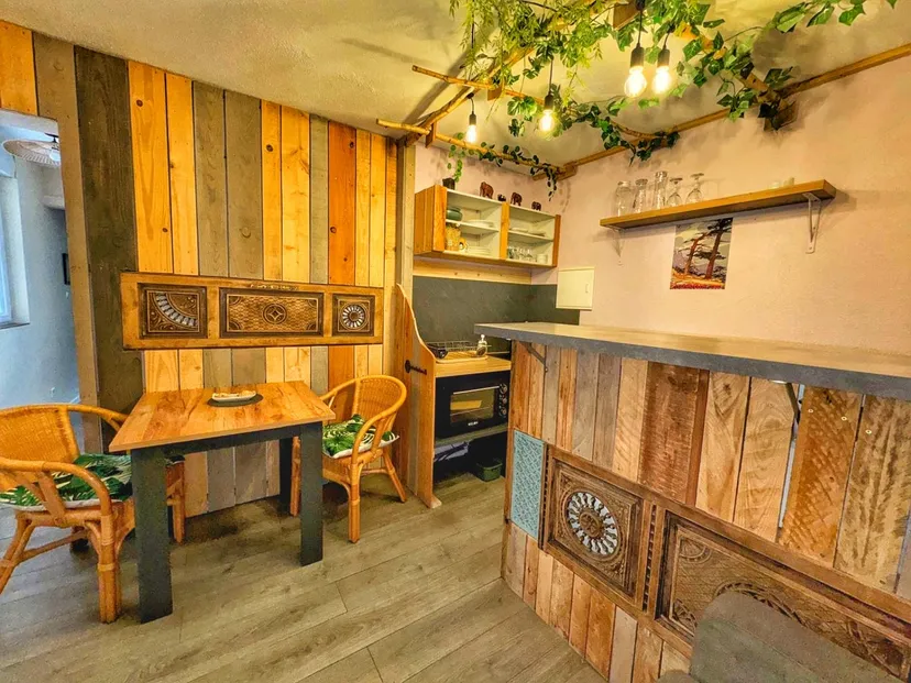 Appartement chaleureux avec étang d’1ha