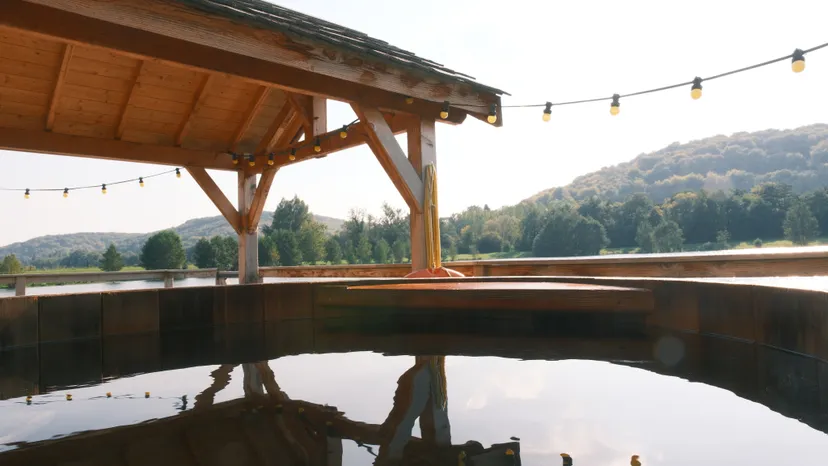 Cabane sur l'eau avec bain nordique et pêche depuis la terrasse sur l'eau - 2 à 4 personnes