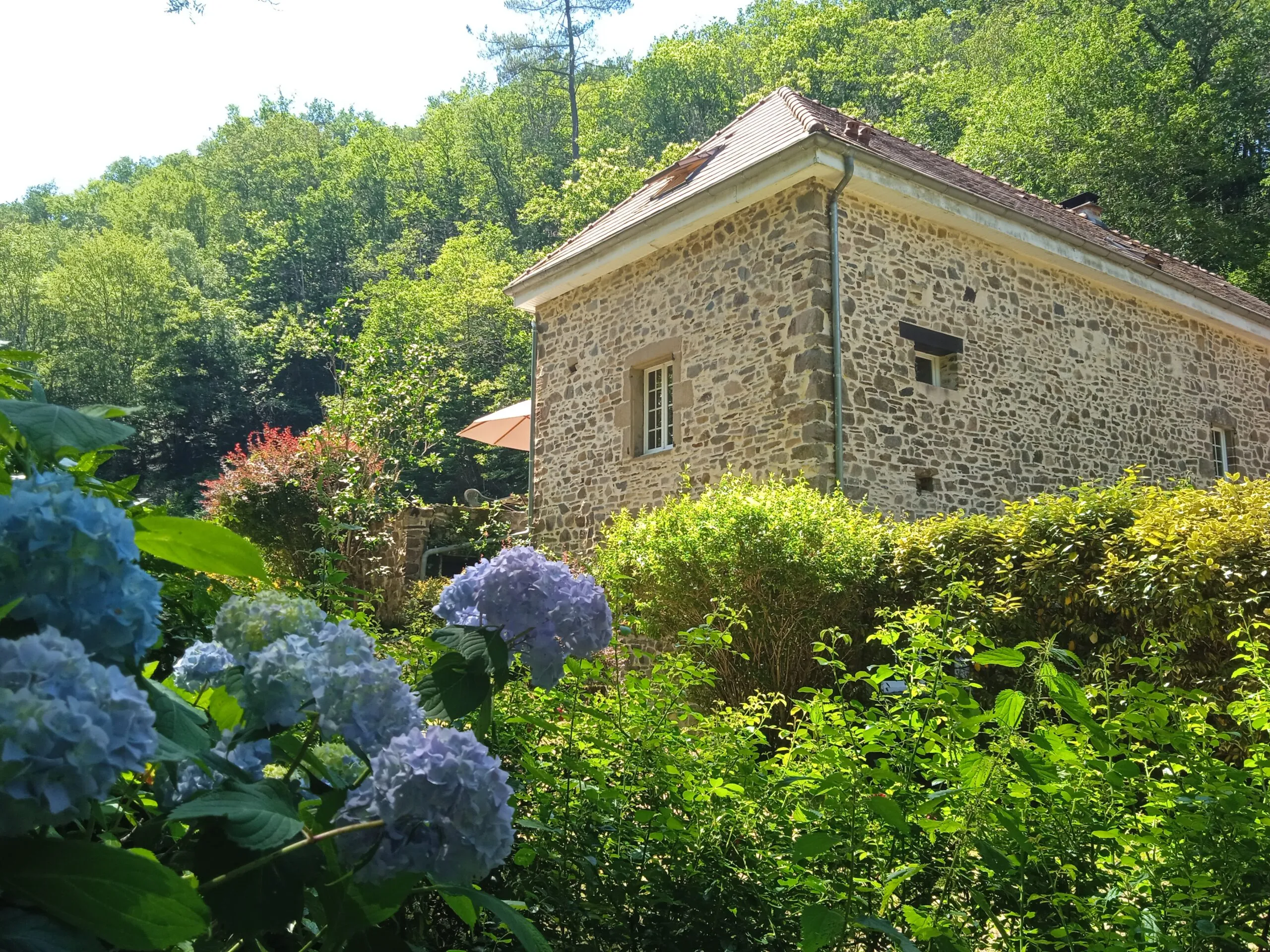Gîte au bord d’un étang et rivière pour l’été