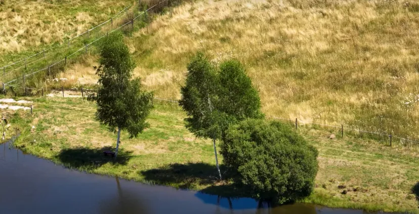 Séjour pêche en duo avec un poste de pêche à 180° – Étang privé de 5 hectares en Corrèze