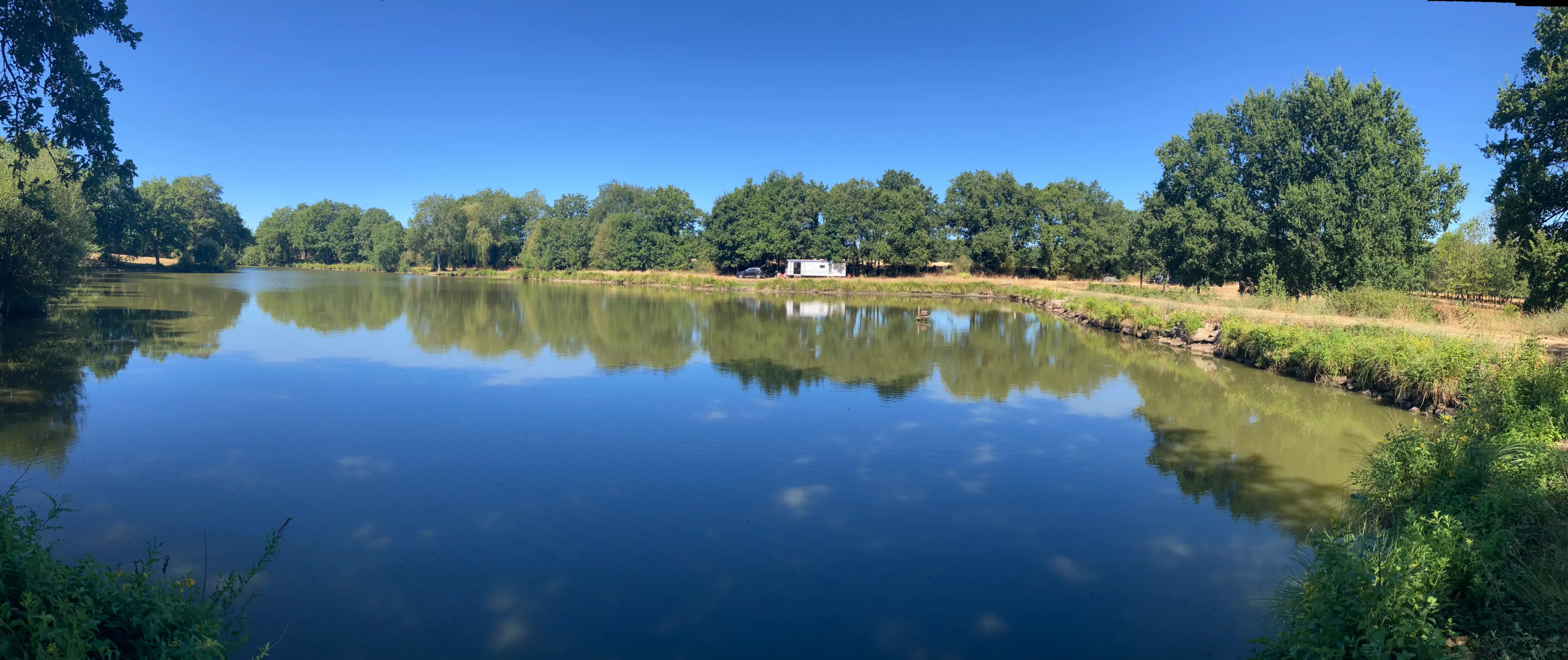 Private pond & waterfront accommodation with two ponds