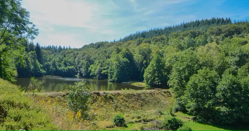 Studio au coeur de la nature avec accès à un étang