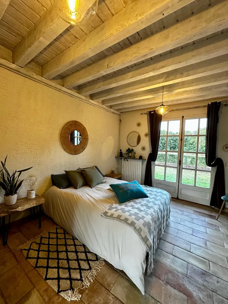 Maison de caractère en Centre-Val de Loire – 13 personnes – Étang et rivière sur domaine privé
