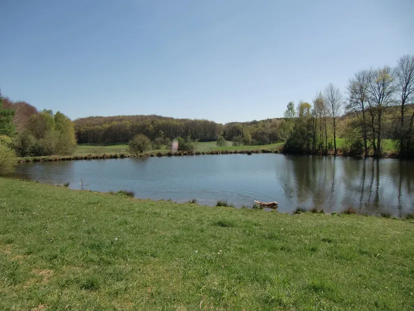 Pêche au cœur du Cantal sur étang sauvage avec chalet