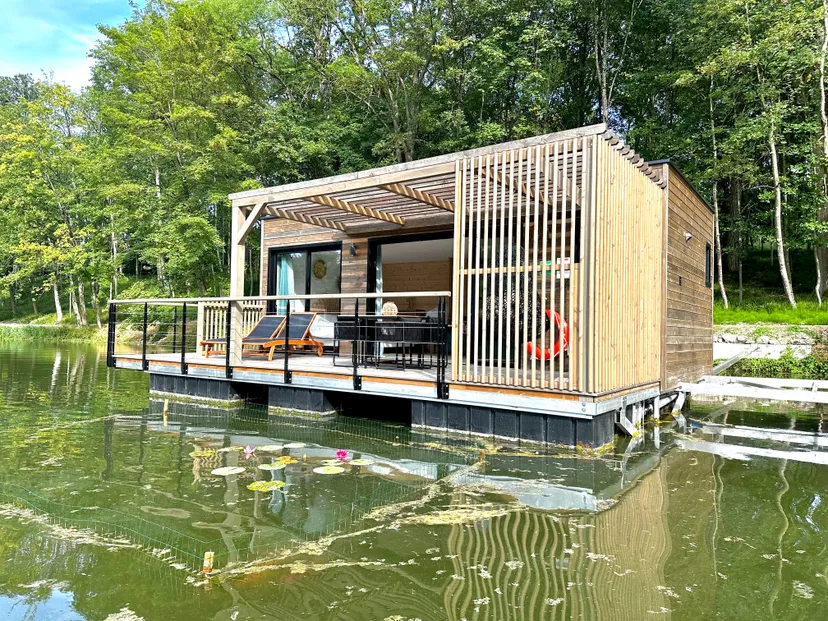 Écolodge flottant en Champagne - 4 pers