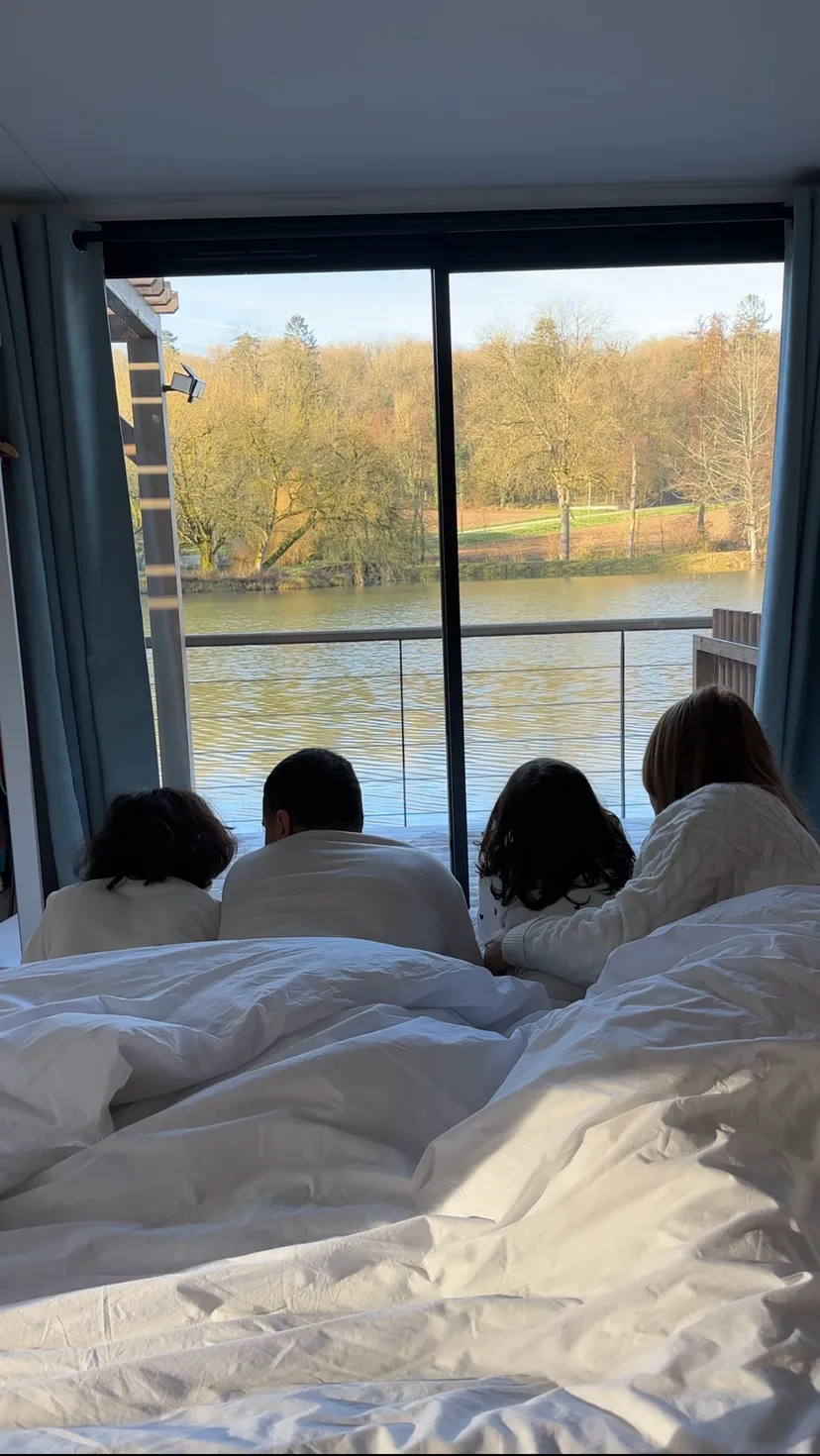 Écolodge flottant en Champagne - 4 pers