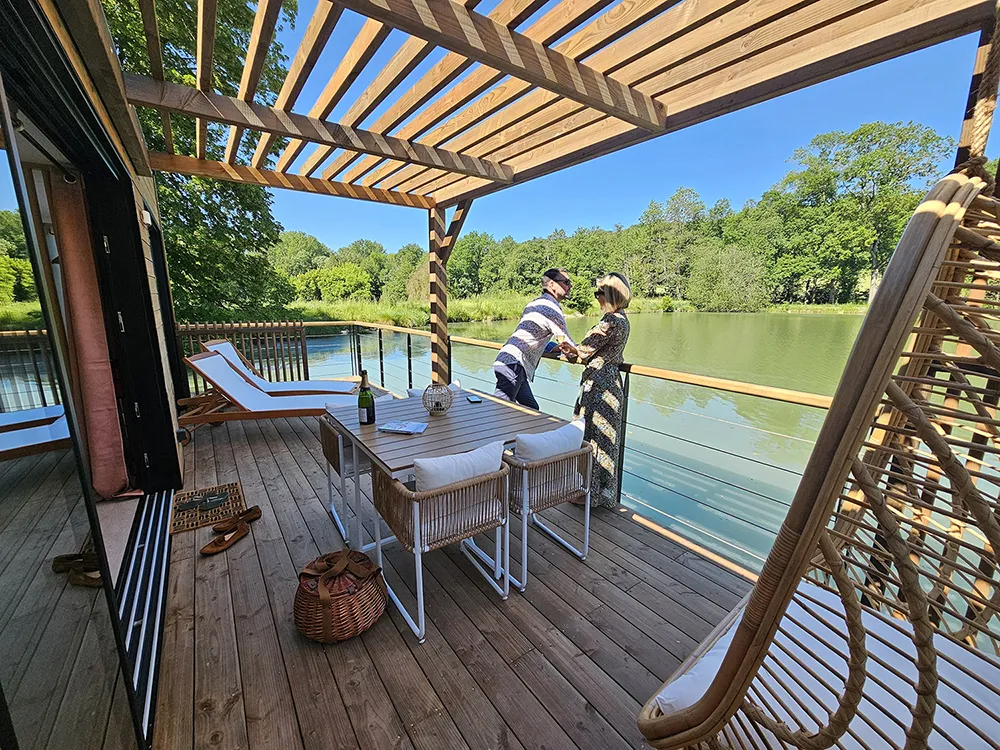 Ecolodge flottant au cœur de la Champagne