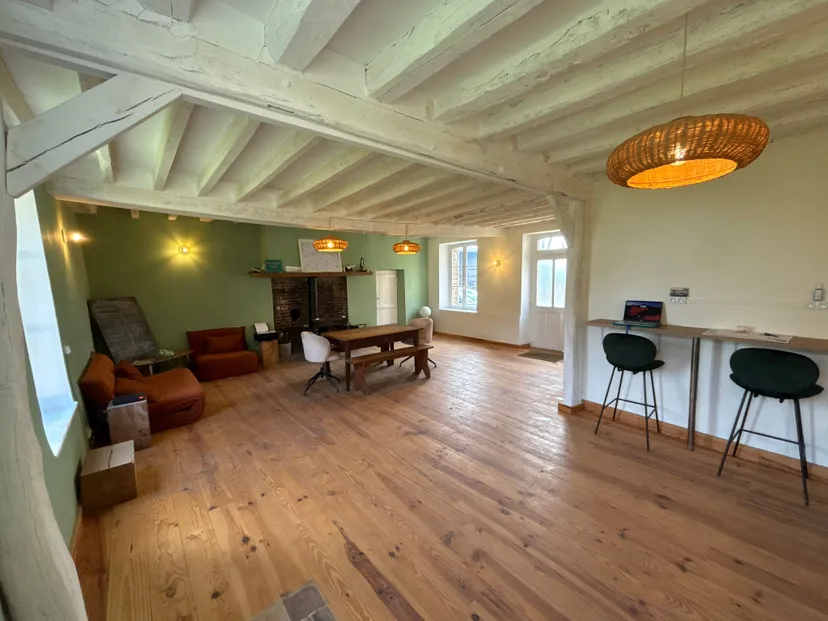 Rental of 2 bedrooms for 2 in the fishermen's relay + the pine pond (Roselière) of 29.65 ac