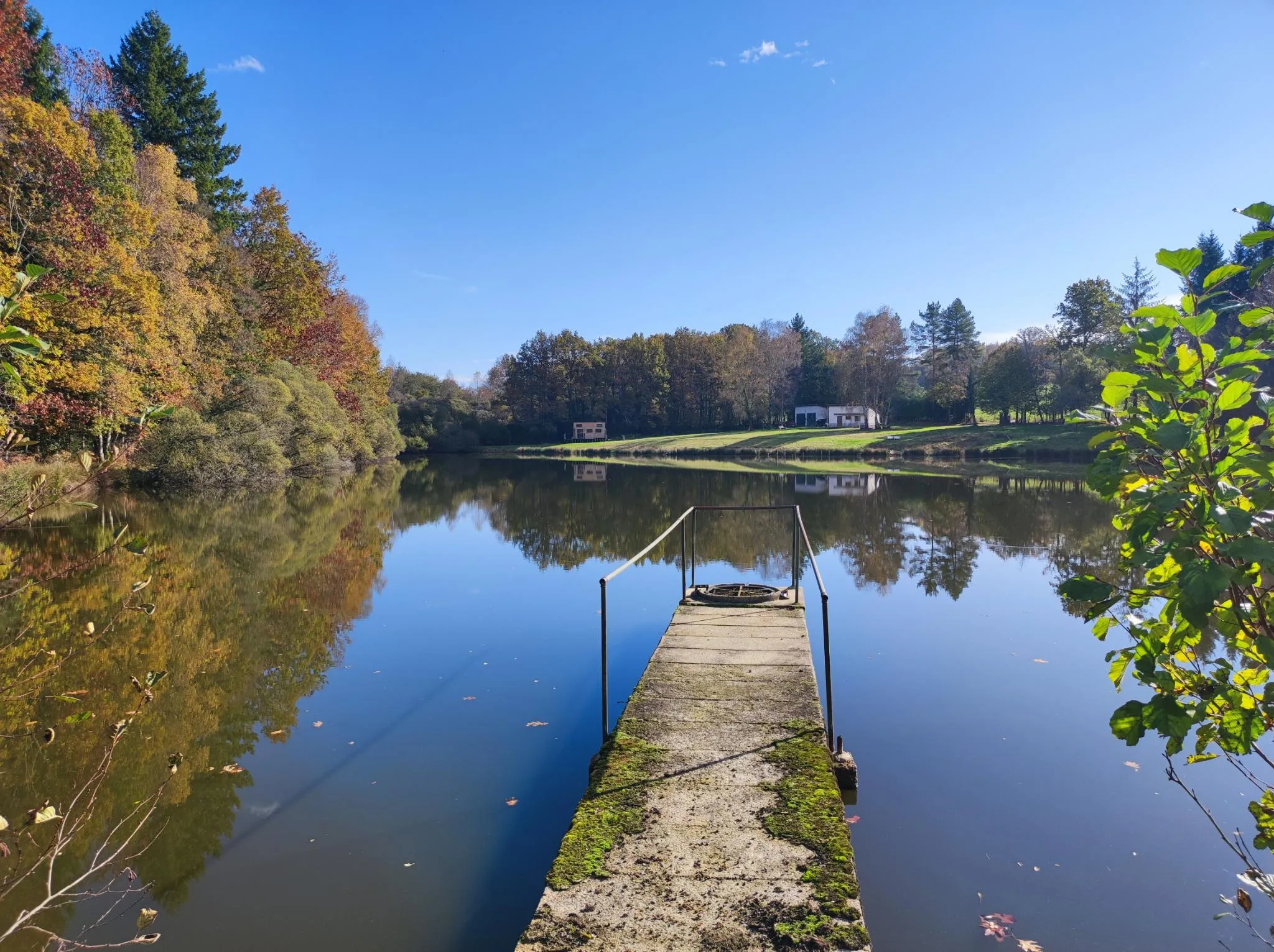 Pêche et camping sur étang privé de 1,25 ha au cœur du Parc naturel Périgord-Limousin