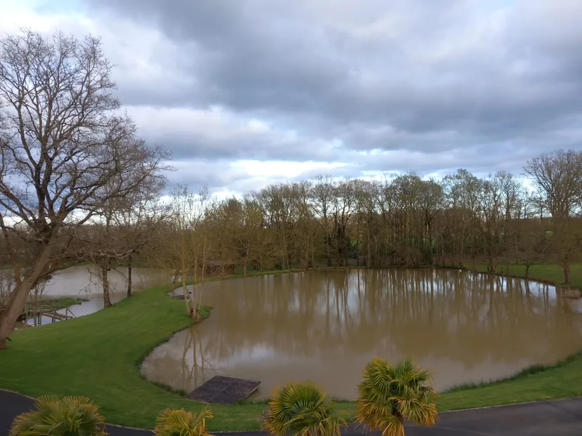 Cabane de pêcheur sur étang d'1 hectare à 30 min de Nantes