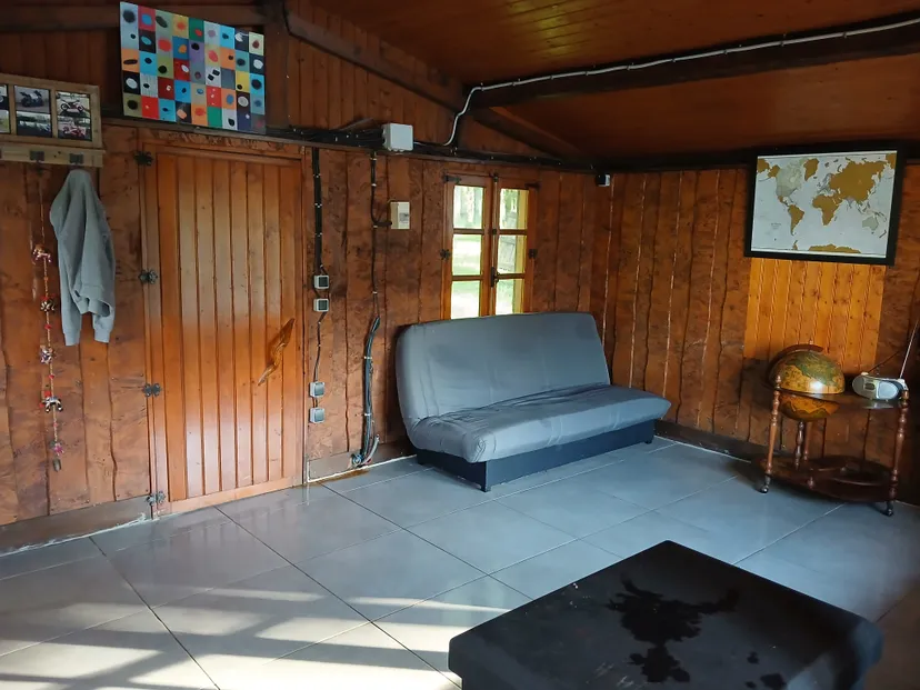 Cabane de pêcheur sur étang d'1 hectare à 30 min de Nantes