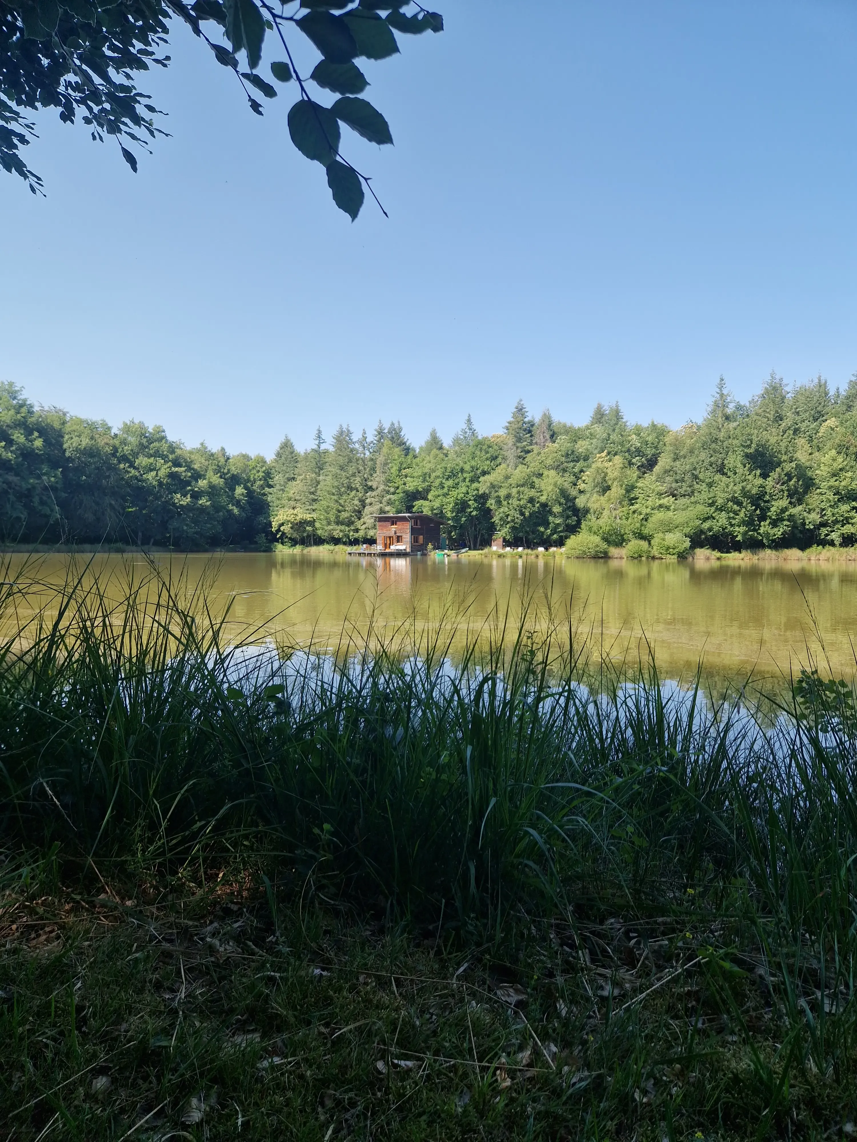 Chalet avec étang privé au cœur d’une propriété de 10 hectares