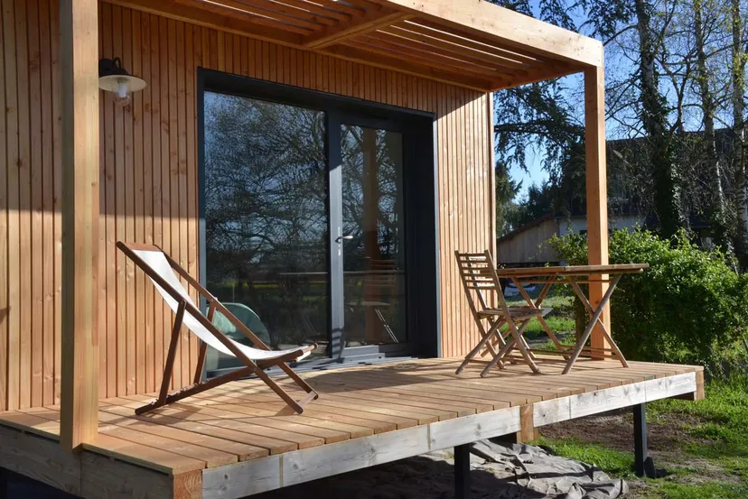Lodge en nature au bord d’un étang, pour 2 personnes - Loir-et-Cher