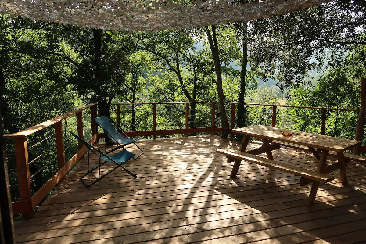Tiny house au bord de la rivière la Dunière, proche de Valence, Ardèche