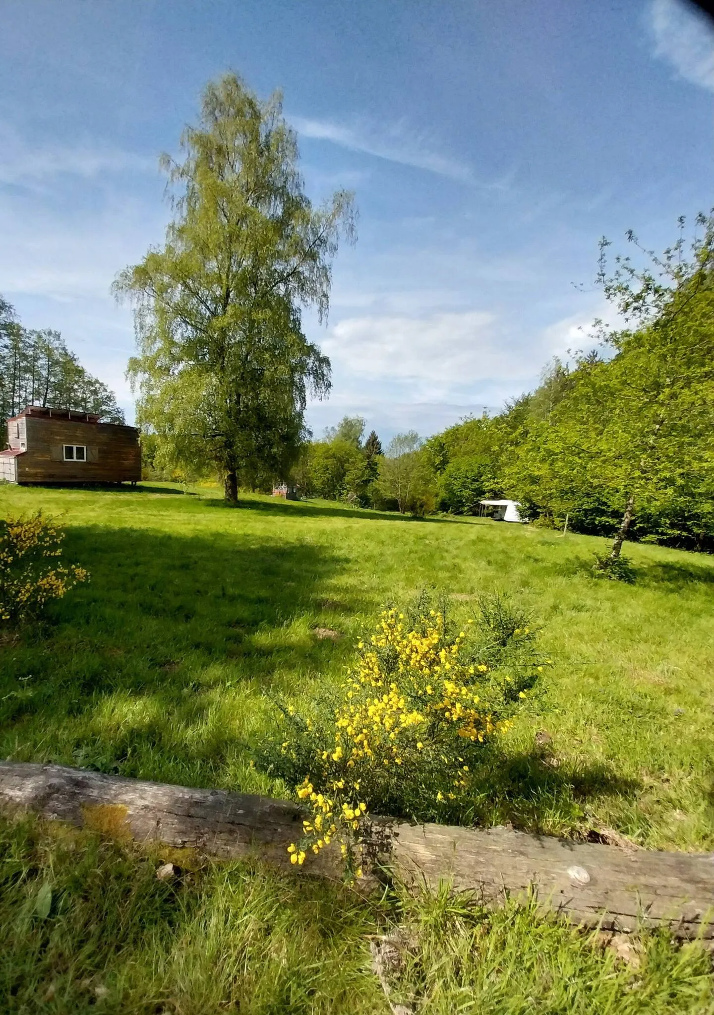 Tiny house avec étang  en Haute-Saône
