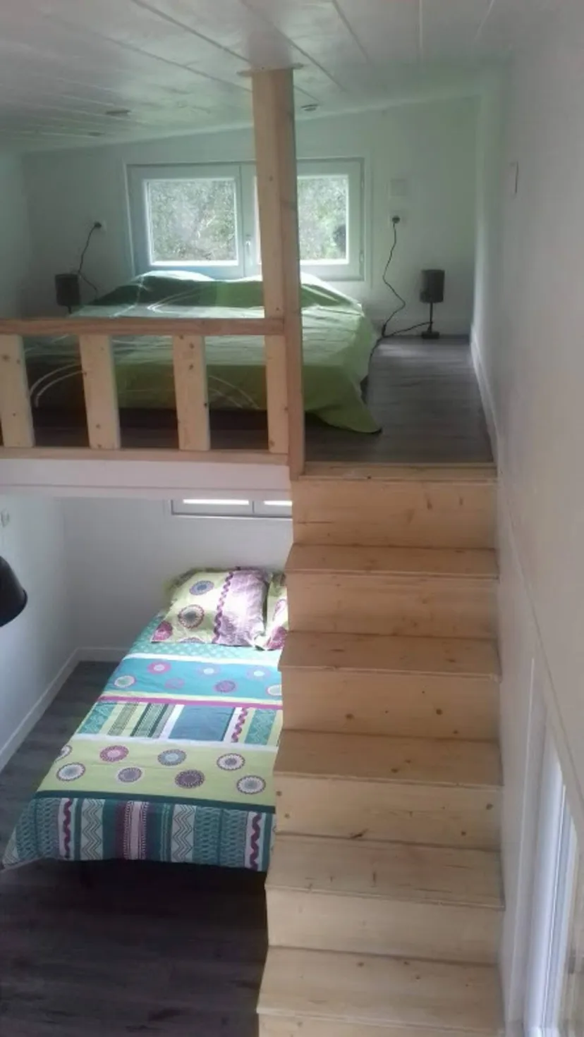 Tiny house 5 personnes avec étang en Haute-Saône