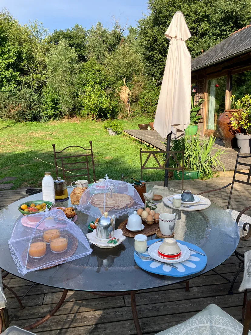 Transparent bubble with 2.47 ac private pond in Brittany
