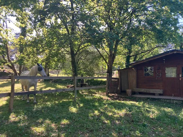 Cabane with private pond 2.47 ac in Brittany