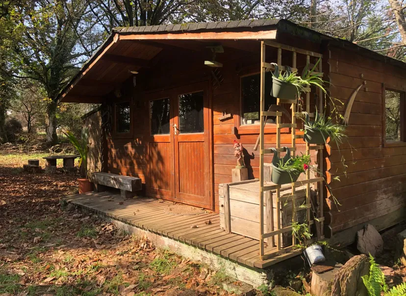 Transparent bubble with 2.47 ac private pond in Brittany