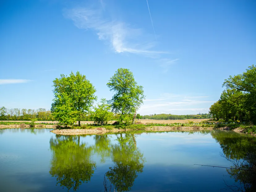 Fishing cottage of 861.11 sq ft with private pond of 1.24 ac in Dombes