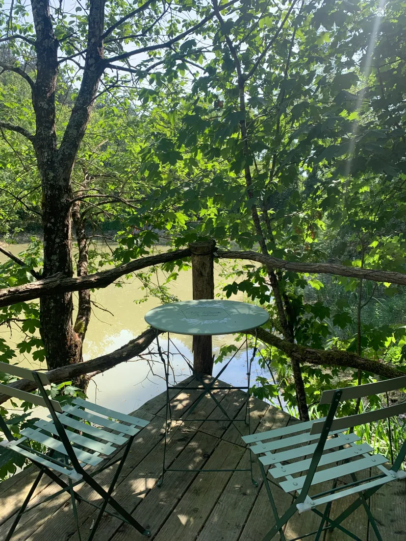 Chalet insolite avec bulle et étang privatif en Haute-Marne