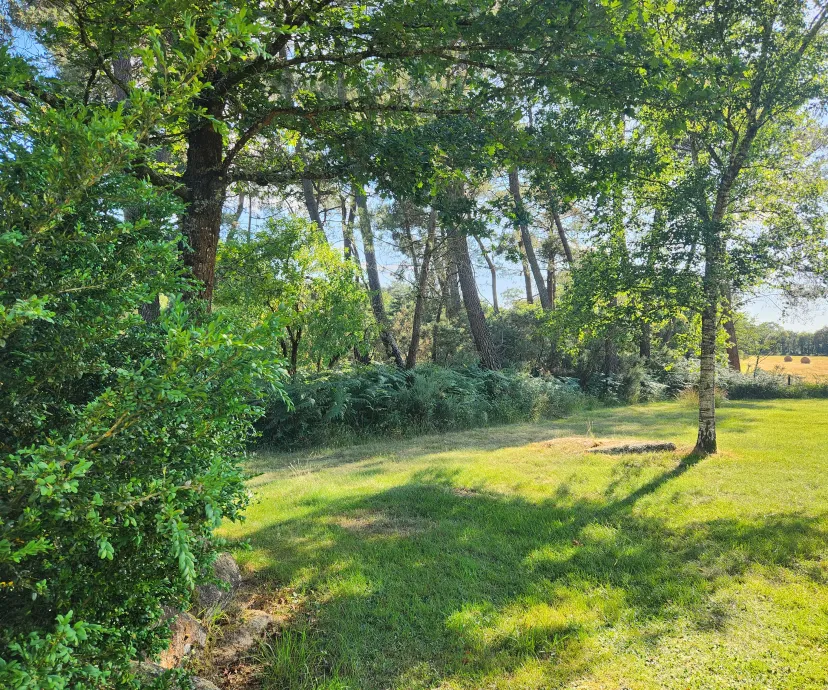 Plot on bare ground with 3.71 ac private pond in Bretagne