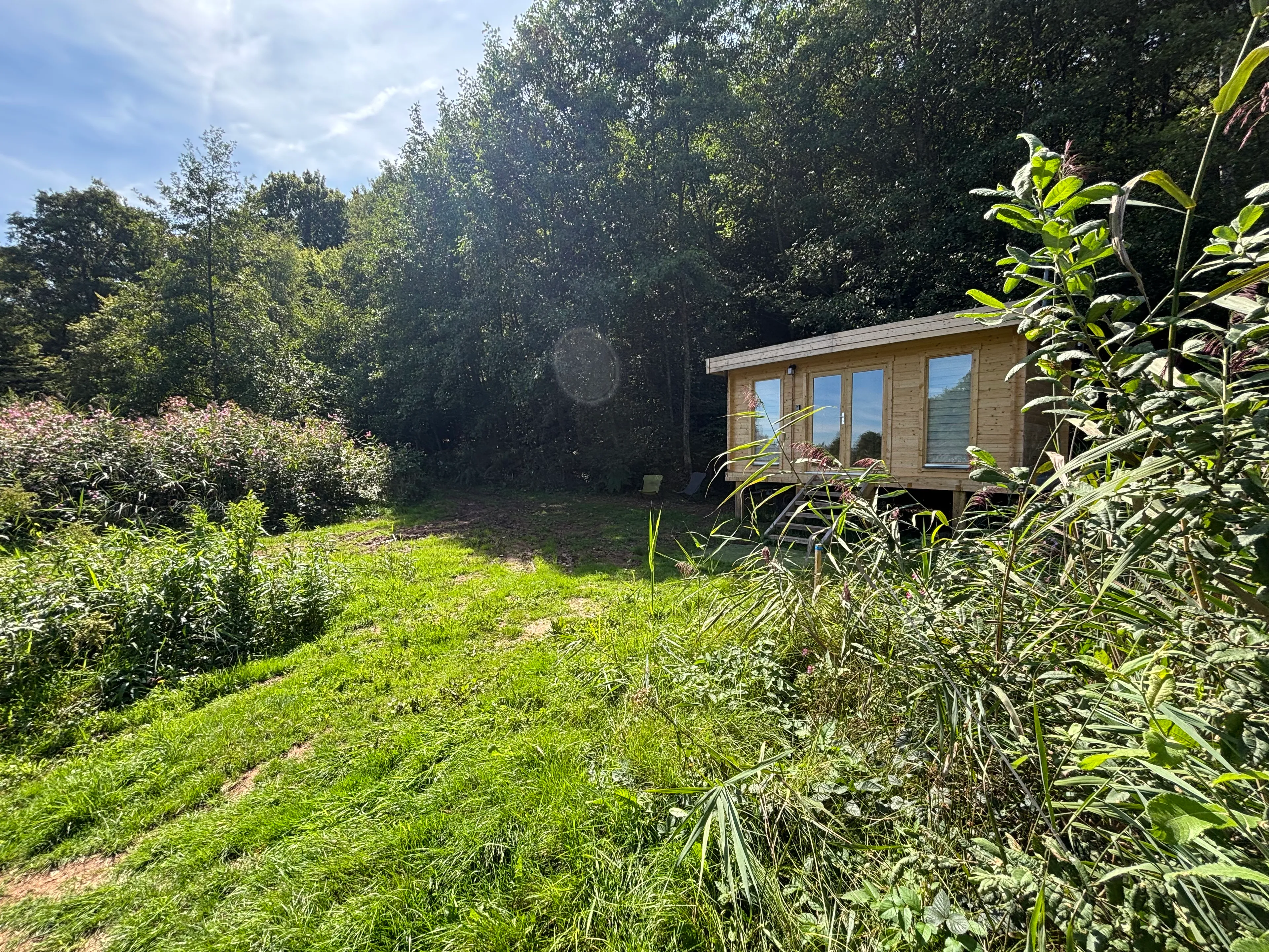 Roulotte dans le Territoire de Belfort pour 2 personnes au bord d’un étang