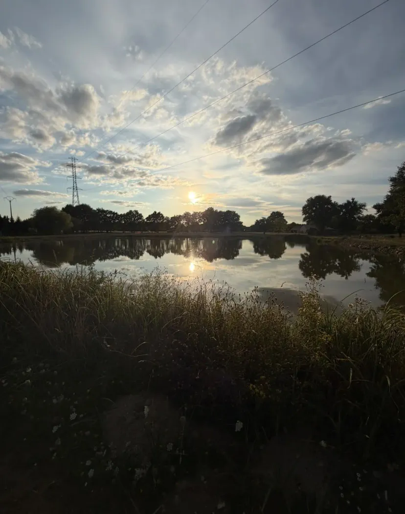 Private ponds of 3.21 ac at daytime near Le Mans – Sarthe