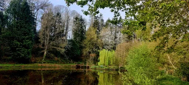 Loft sur une propriété privé avec son étang de pêche