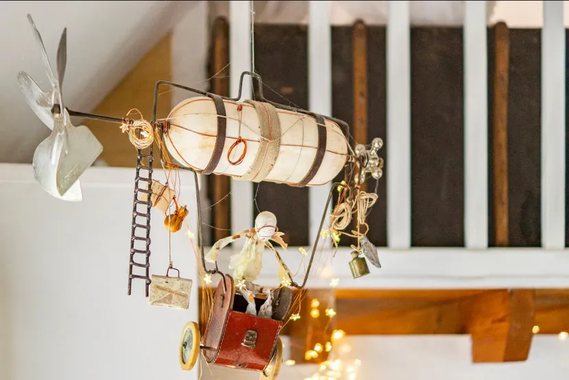 Loft sur une propriété privé avec son étang de pêche