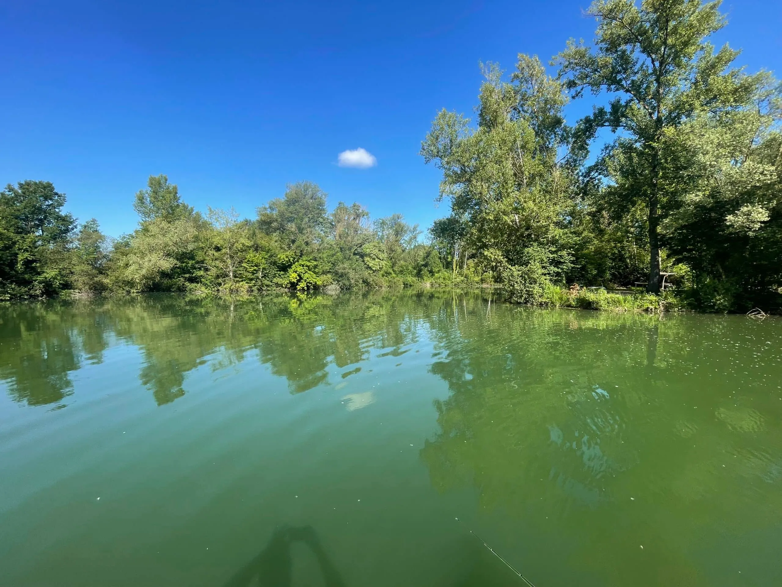 Gravière de 3 ha pour pêcher ou passer un moment dans la nature