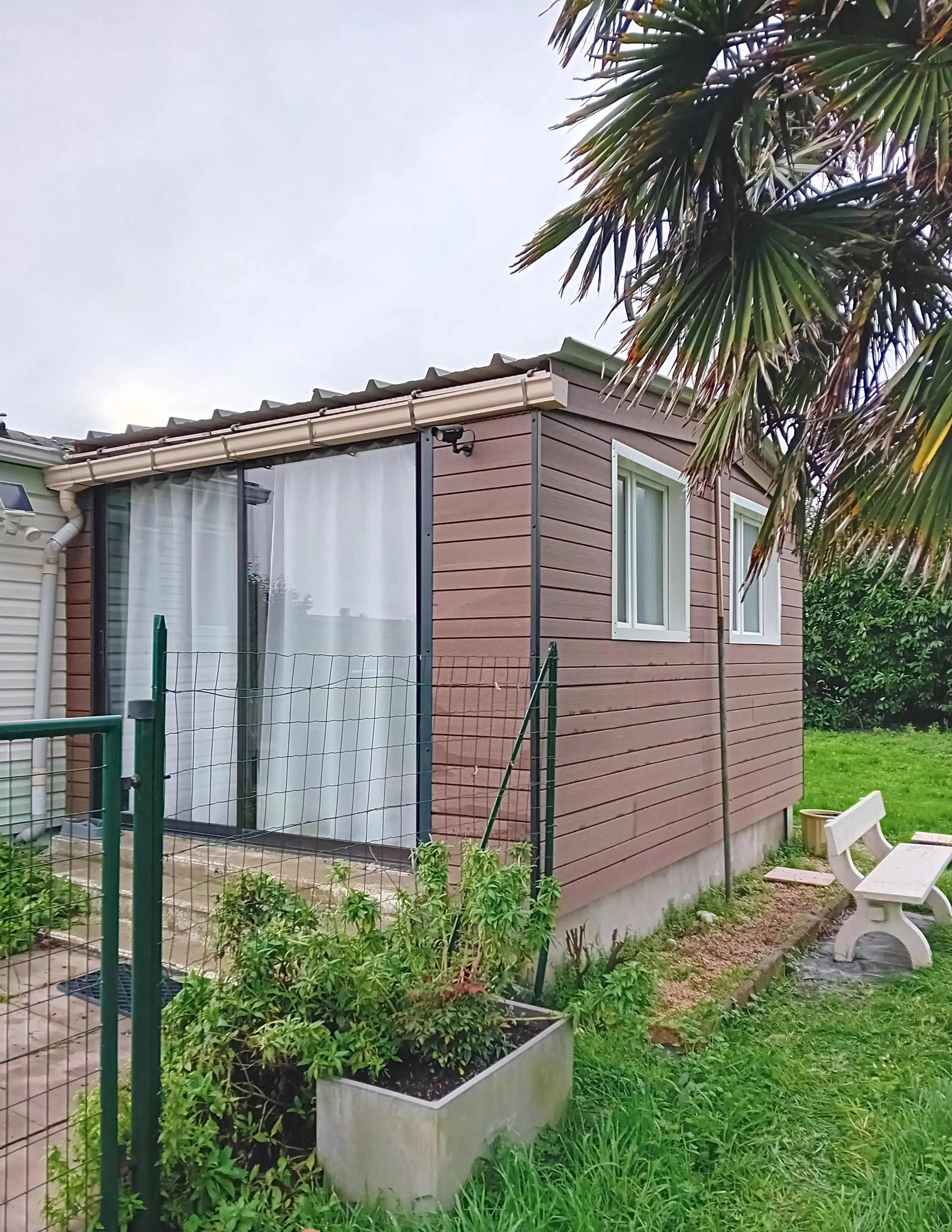 Location étang avec mobil home entre mer et marais