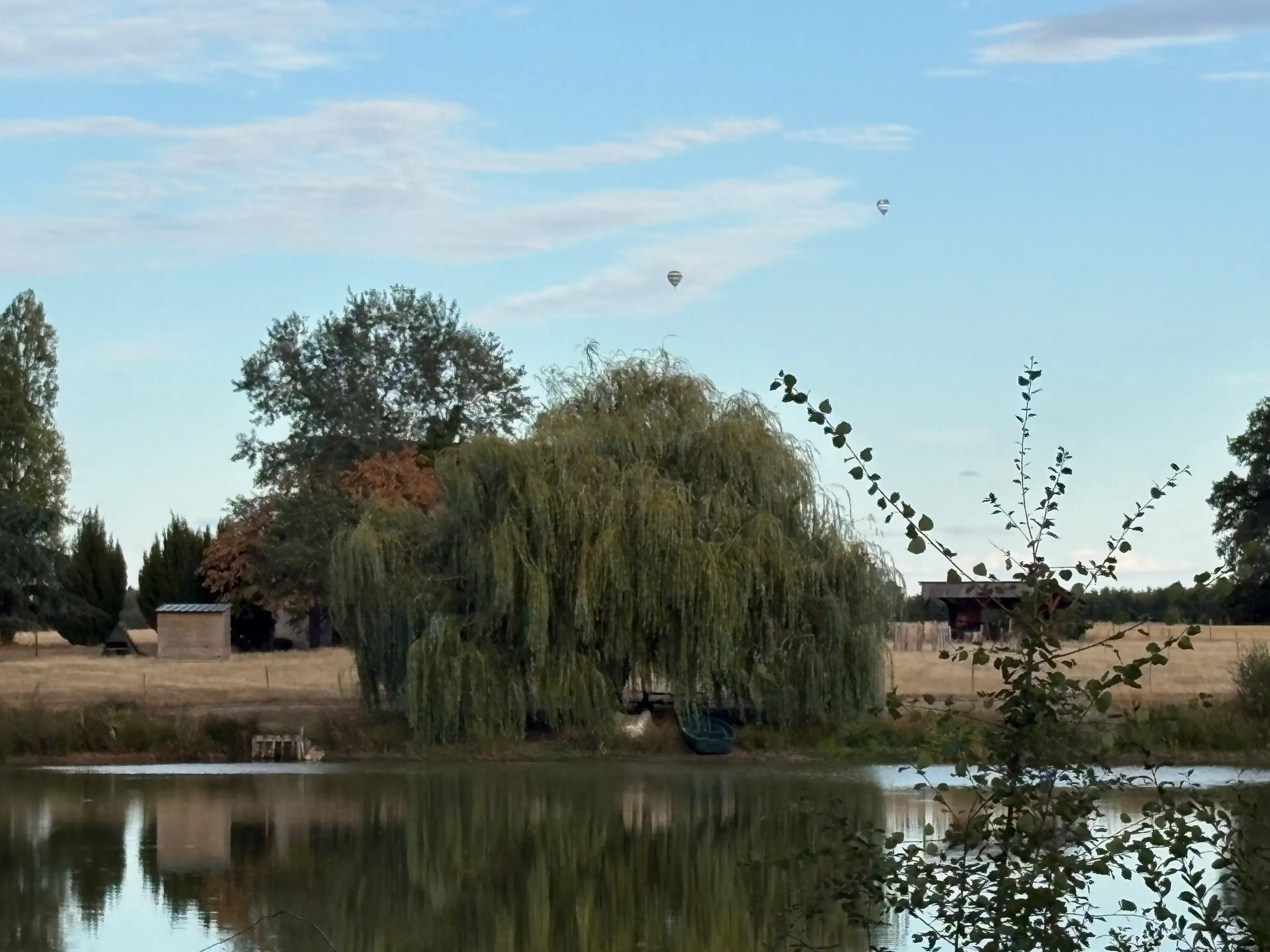 Chalet avec un magnifique étang de pêche de 4ha au cœur de la Touraine