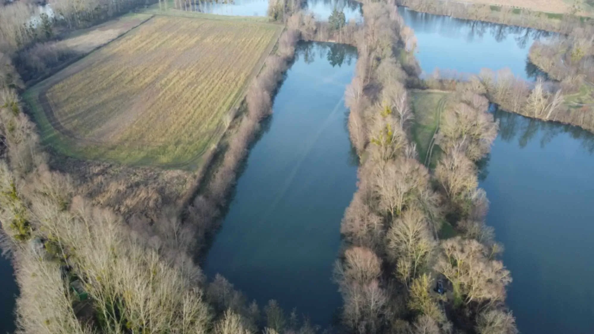 Chalet autonome pour 2 personnes en Hauts-de-France, au bord d’un étang dédié à la pêche à la carpe