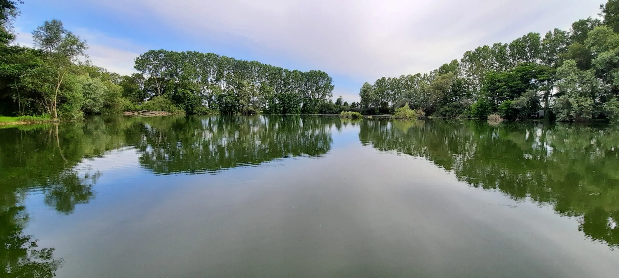 Etang de 3.5ha avec 5 postes de pêche