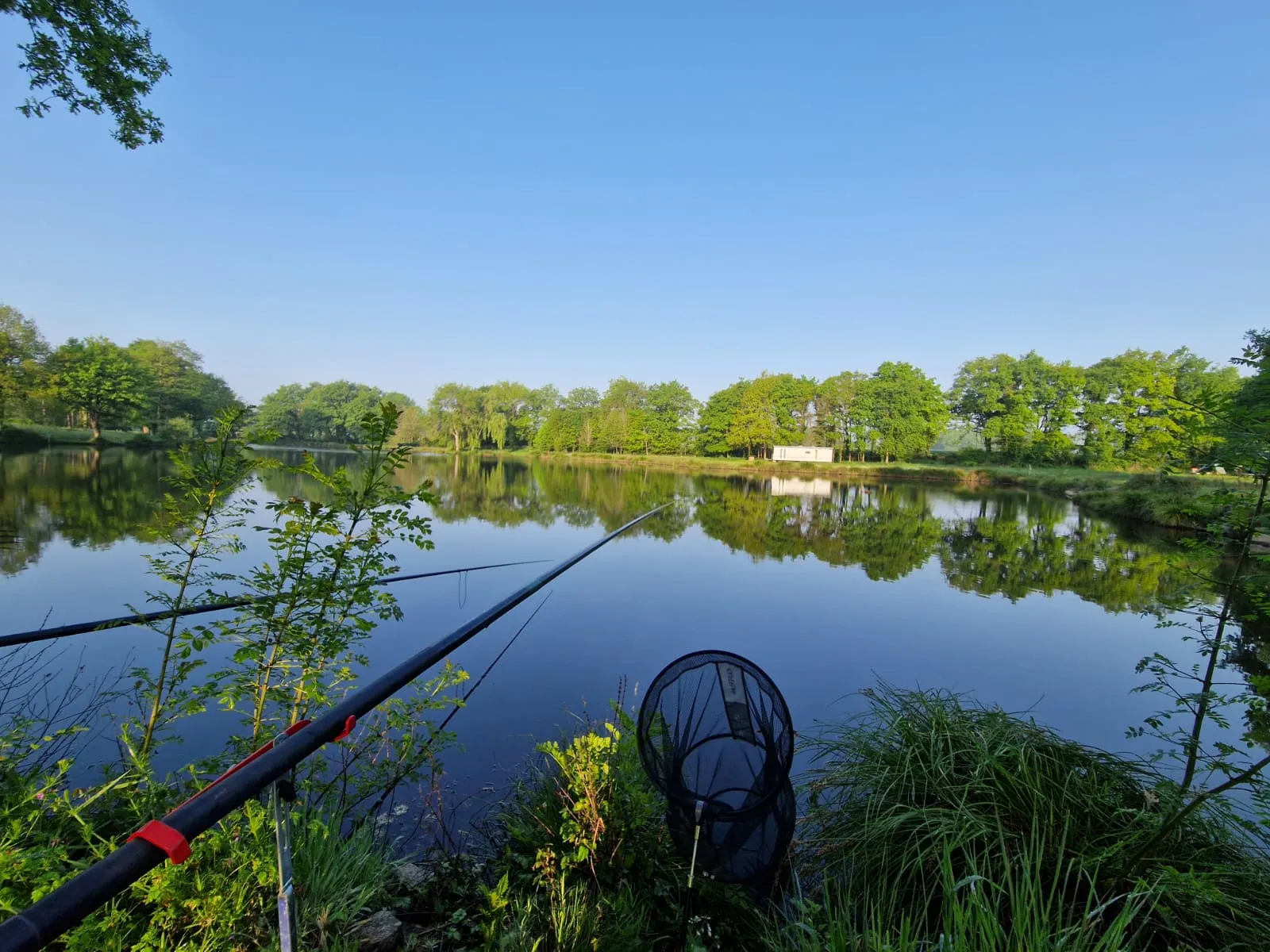Private pond & waterfront accommodation with two ponds