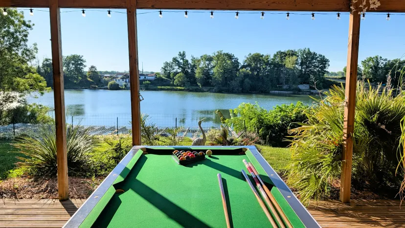 Séjour pêche sur le Tarn - ponton privatif et jacuzzi